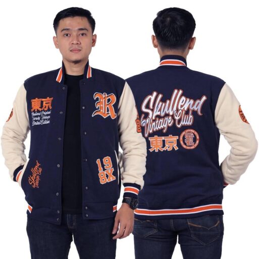 Jaket Varsity Vintage Club Jaket Varsity Vintage Club