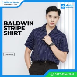 Kemeja Baldwin Stripe