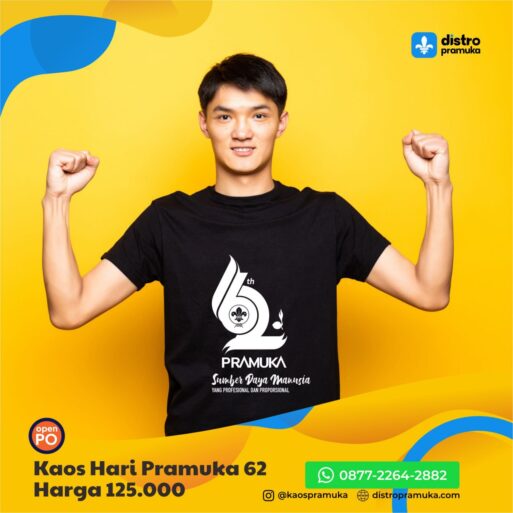 Kaos Pramuka Ke 62