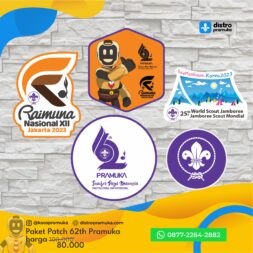 Paket Patch 62th Pramuka