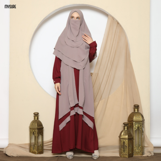 Khadijah Niqab Set Syar'i Khadijah Niqab Set Syar'i