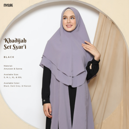 Khadijah Niqab Set Syar'i Khadijah Niqab Set Syar'i