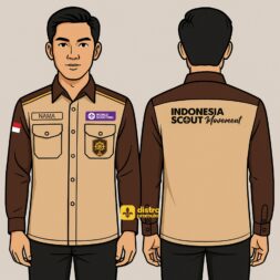 Kemeja PDL Pramuka Coklat